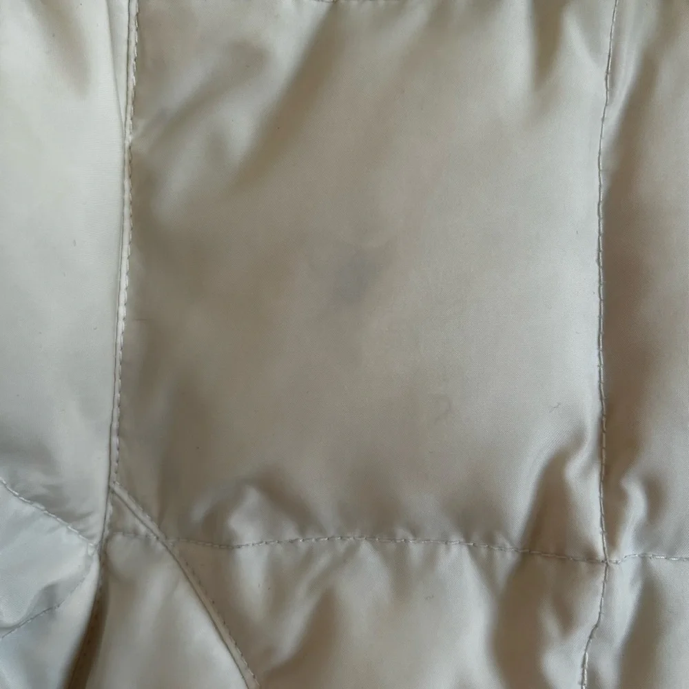 *Super Warm* Eddie Bauer 100% Goose Down White Puffer Jacket - Picture 6 of 17